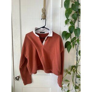 Forever21 women’s size  large cropped sweater